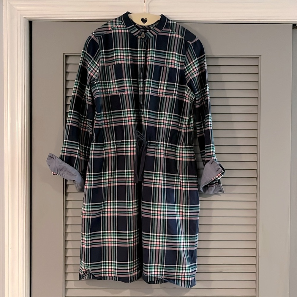Lands End Plaid Dress
